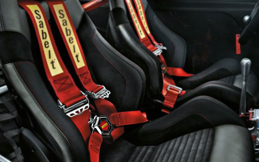 Concept belt for Sabelt inside a car