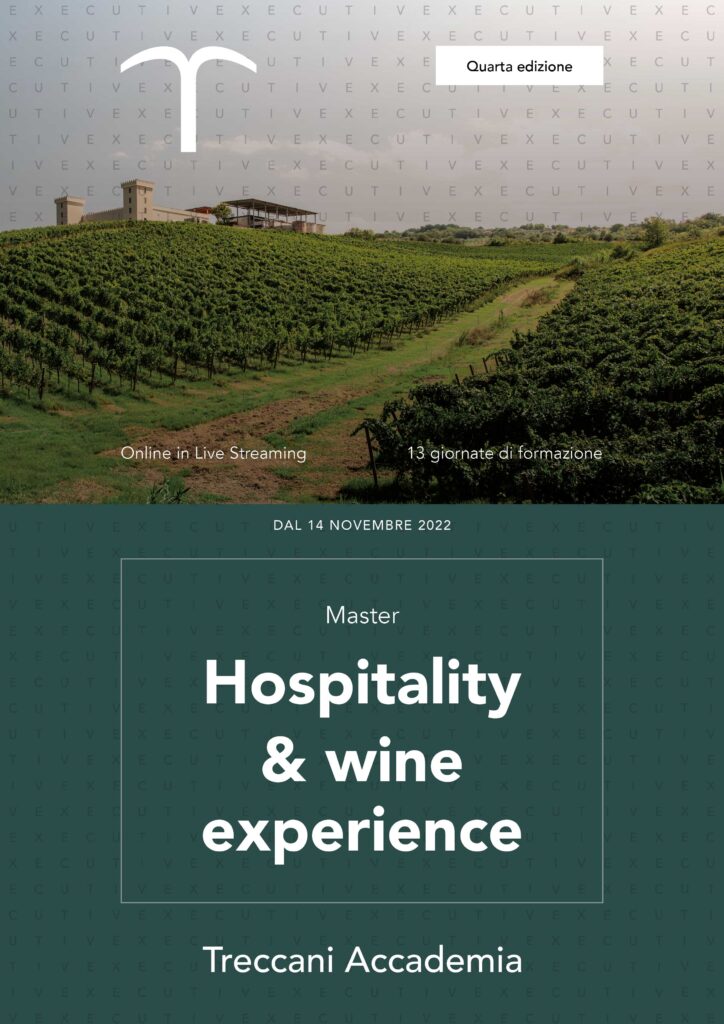 Cover of Hospitality & Wine Experience Brochure - Treccani Accademia