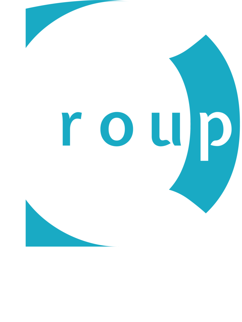 New logo of DC group with claim.
